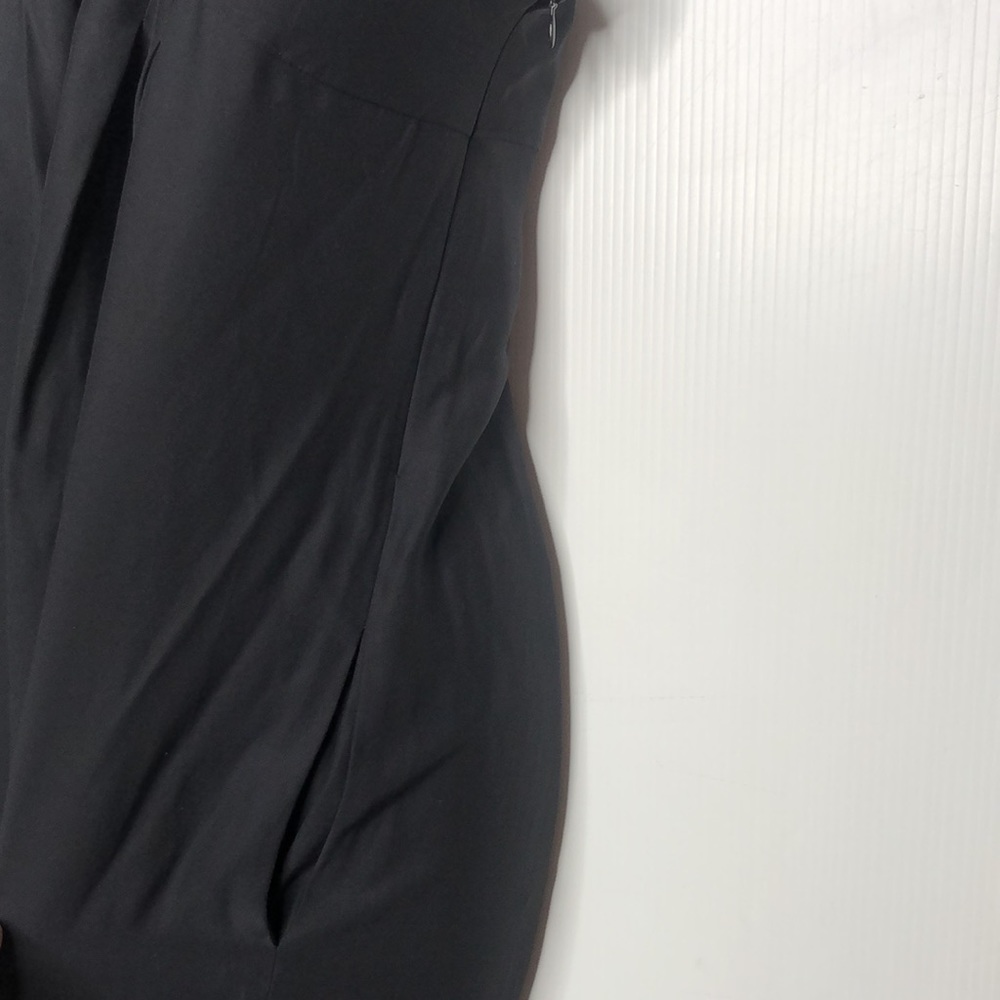 Cynthia Cynthia Steffe Black Tie Neck Silk Cocktail Dress Size 6 - Picture 9 of 15